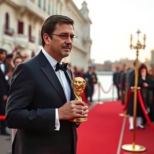 Il regista del film La Vita Nova riceve il Leone d'Oro al Festival del Cinema di Venezia